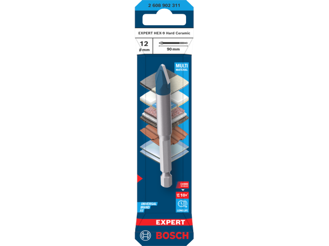 Sveder Bosch EXPERT HEX-9 Hard Ceramic, 2608902311